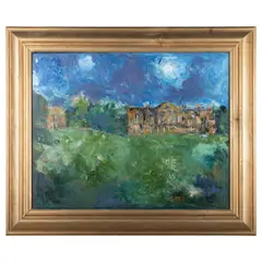 Runima Kakoty, Stainborough Castle, Oil on canvas