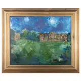 Runima Kakoty, Stainborough Castle, Oil on canvas
