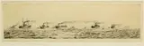 William Lionel Wyllie, A Swept Channel In The North Sea, Etching