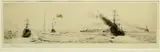 William Lionel Wyllie, Hunting The U-Boat, Etching
