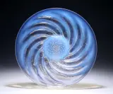 René Lalique (French, 1860-1945), A 'Poissons' Plate, Designed 1931 by René Lalique, glass, moulded R, sold May 2023