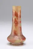 A Daum Nancy Cameo Glass Small Soliflore Vase, Circa 1900 by Daum, glass, sold May 2023