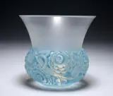 René Lalique (French, 1860-1945), A 'Renoncules' Vase, Designed 1930 by René Lalique, glass, stencilled R, sold May 2023