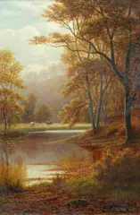 William Mellor, Autumn Near Castle Howard, Oil on canvas