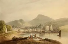 Francis Nicholson, Isle Of Bute, Watercolour