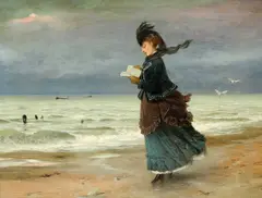Edward Charles Barnes, Beach Recital, 1870, Oil on canvas
