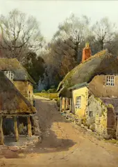 Arthur Tucker, Cockington Forge, Devon, Watercolour
