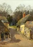 Arthur Tucker, Cockington Forge, Devon, Watercolour