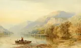 Cornelius Pearson, Scene On Loch Lomond, 1874, Watercolour