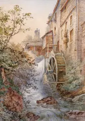 Frederick Tully Lott, Lyndale Mill, Watercolour