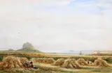 James Orrock, Holy Island, Watercolour