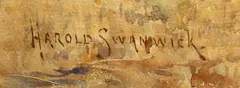 Joseph Harold Swanwick Ri Ori, The Plough Team, Watercolour Various stickers verso, Sothebys, Christies etc