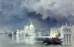 Keeley Halswelle, Venice At Night, Oil on canvas