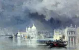 Keeley Halswelle, Venice At Night, Oil on canvas