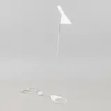 AJ floor lamp, Louis Poulsen by Arne Jacobsen, sold Sep 2026