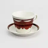 Birger Kaipiainen, Tea cup and saucer, glazed ceramics