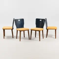 Werner West, Chairs, 4 pcs, mid of 20th century