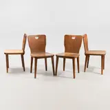 Werner West, Chairs, 4 pcs, mid of 20th century
