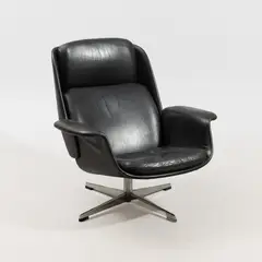 Olli Borg, Armchair, Rondo, Asko, leather