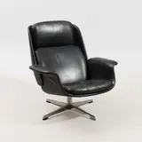 Olli Borg, Armchair, Rondo, Asko, leather