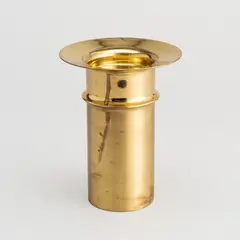 Candlestick, Kultakeskus Oy by Tapio Wirkkala, brass, sold Sep 2026