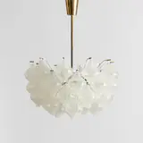 Julius Theodor Kalmar, Ceiling Light, Tulipan, 1960-70's, one glass shade missing