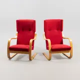 A pair of armchairs, model 401, Artek by Alvar Aalto, sold Aug 2026