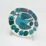 Birger Kaipiainen, Decorative Dish, Arabia, 1970's, iridescent glaze