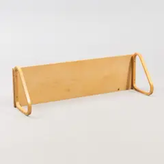 Shelf, model 112B, Artek, late 20th century by Alvar Aalto, lacquered birch, sold Aug 2026