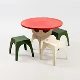 Yki Nummi, Dinner set 3+1 pcs, glass fibre