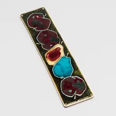 Decorations plaque, Arabia by Annikki Hovisaari, partly glazed ceramics, sold Aug 2026