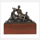 Otto Hitzberger, Diana mit Reh, Bronze