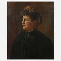 Richard Aigner, Damenportrait, 1904, Öl auf Leinwand