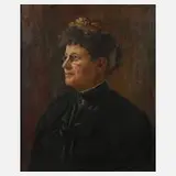 Richard Aigner, Damenportrait, 1904, Öl auf Leinwand
