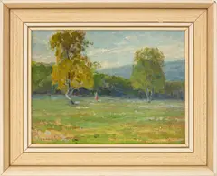Ľudovít Csordák, Krajina od Slanca, 1908, Olej na dreve