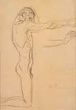 Gustav Klimt, Štúdia muža