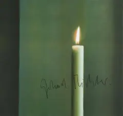 Kerze I by Gerhard Richter, 1988, Farboffset auf dünnem Papier, sold Jun 2016
