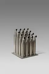 Friedrich Gräsel, Funktionsskulptur Bogenform, 1980, Edelstahl, geschweißt