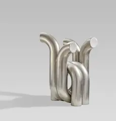 Friedrich Gräsel, Doppeltes U, 1996-2005, Edelstahl
