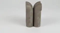 Friedrich Gräsel, Ohne Titel, 1971, Aluminium, 2-teilig