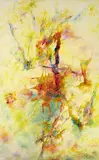 "die Migof-Witwe tanzt" by Bernard Schultze, Öl auf Leinwand, sold Jun 2016
