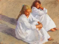 Richard Segalman, June Beach Light, Pastel on paper