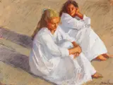 Richard Segalman, June Beach Light, Pastel on paper