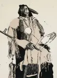 Fritz Scholder, Buckskin Indian -, Lithograph