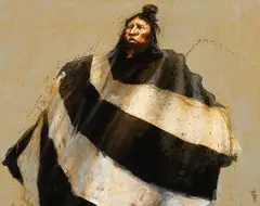 Paul Pletka, Blackfeet Indian -, Acrylic on canvas