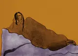 Fritz Scholder, Reclining Indian Woman -, Lithograph