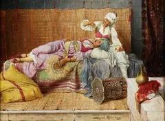 Daniel Israel, Spoils of Victory, Oil on wood panel