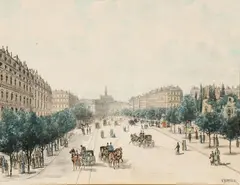Vincent (Vincenzo) Blatter, A Pair of Street Scenes -, Watercolors