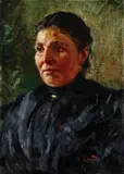Hovsep Pushman, An Elderly Man and A Woman -