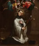 Flemish School, Saint Aloysius Gonzaga, Oil on copper
